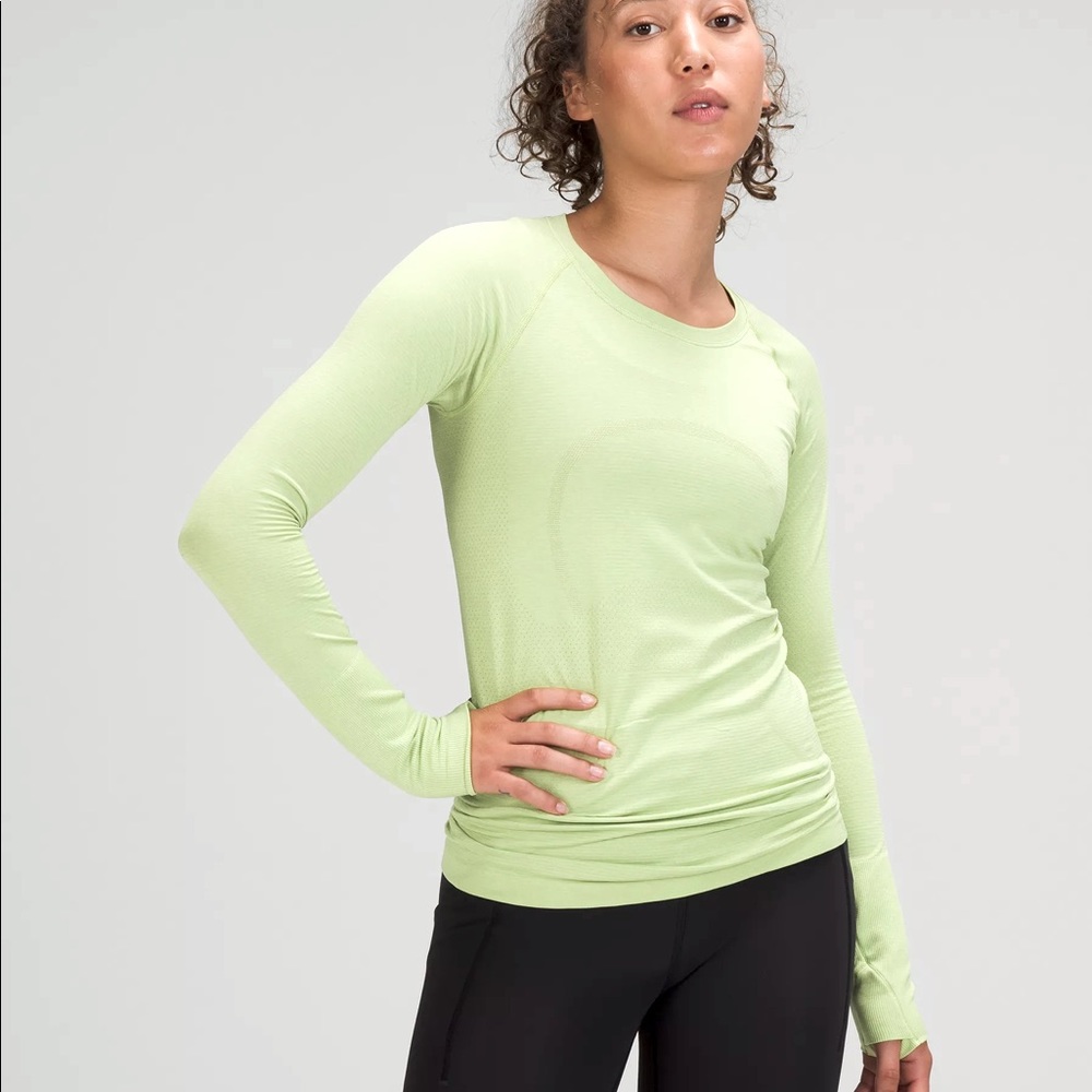Lululemon Swiftly Tech Running Top 2.0 in Lime